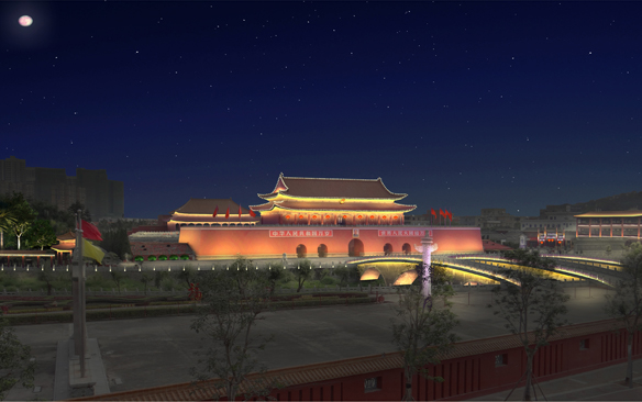 厦门同安影视城夜景